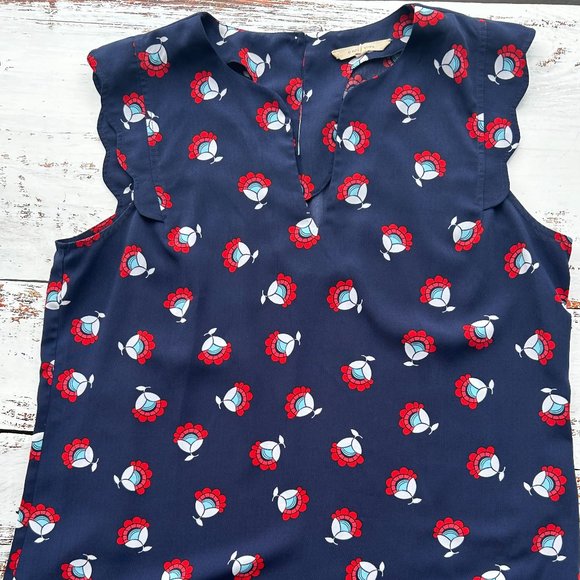 41 Hawthorn Dawney Scallop Trim Blouse - Picture 1 of 2